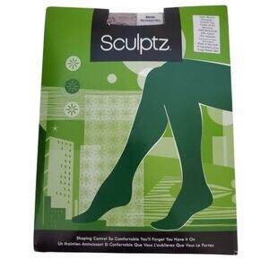 Sculptz Taupe Open Weave Shape Control Legwear